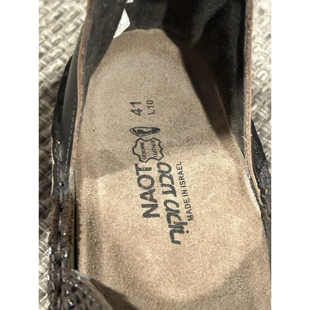 Naot Begonia Sandals Women’s Gladiator Straps Leather Size 41/ US 10 New No Box
